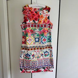 Desigual White Flower Dress EUC 42